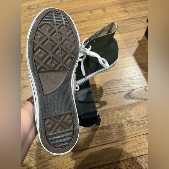 Converse All Star Utility Green/Teak/White Mens 10 Women’s 12 - Picture 12 of 15